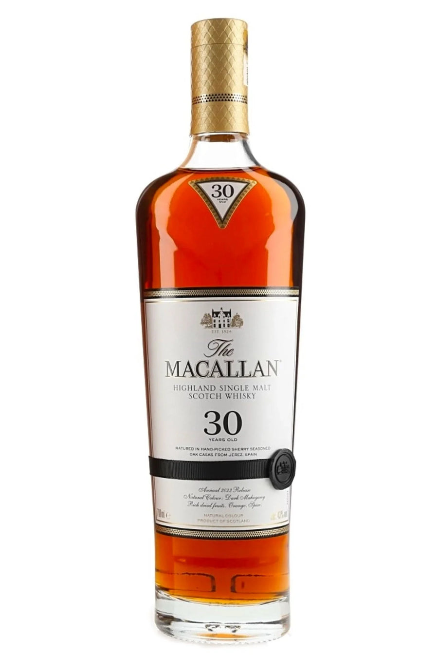 The Macallan 30 Year Old Single Malt Scotch Whisky 750 ML
