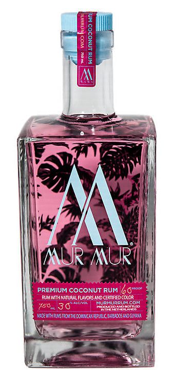 Mur Mur Coconut Rum 750 ML bottle with tropical coconut flavor and smooth finish