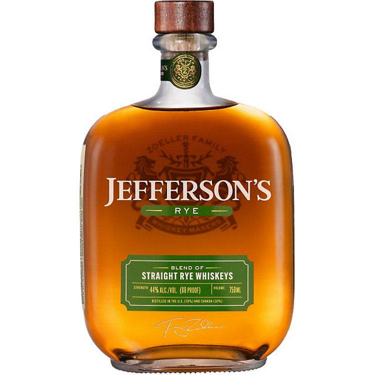 Jefferson's Rye Whiskey 88 Proof 750 ML