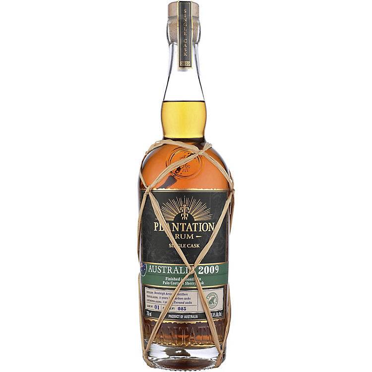 Bottle of Plantation Aged Rum Single Cask Beenleigh Artisan Distillers 90.8 proof 750ml with rich oak and tropical fruit notes
