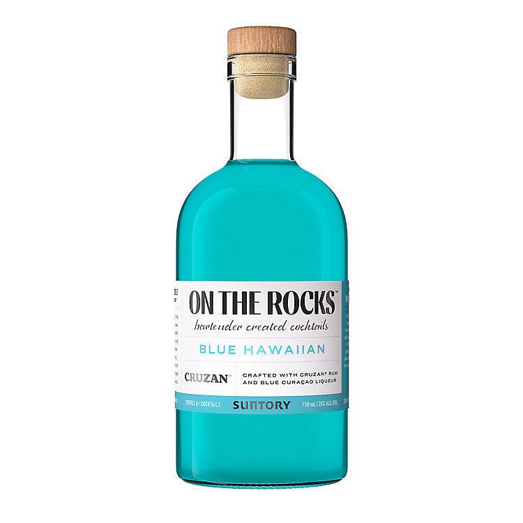Otr-On The Rocks Blue Hawaiian With Cruzan Rum And Blue Curacao 40 750 ML