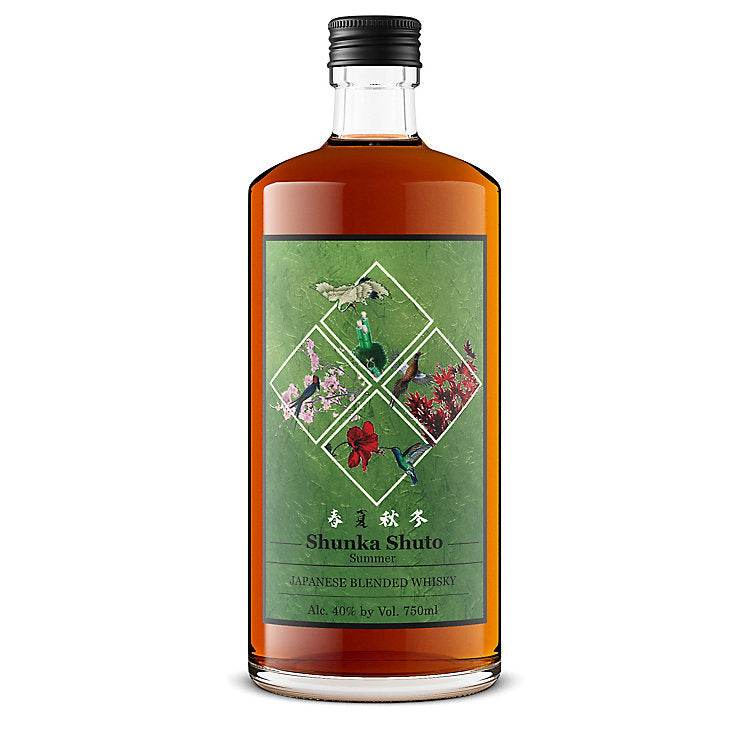Shunka Shuto Whiskey Japanese blended whisky 750ml bottle with smooth, balanced flavor notes