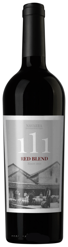 111 Red Blend 750 ML bottle with rich dark fruit and vanilla notes red wine