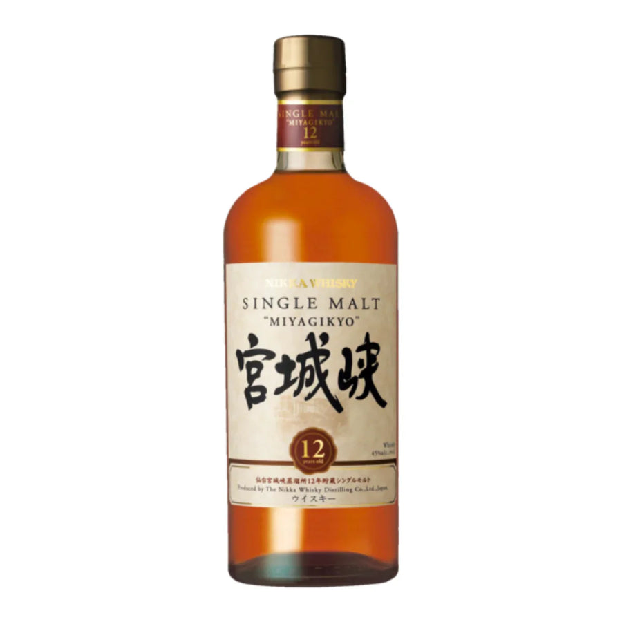 Nikka Miyagikyo 12 Year Old Single Malt Whiskey 750 ML