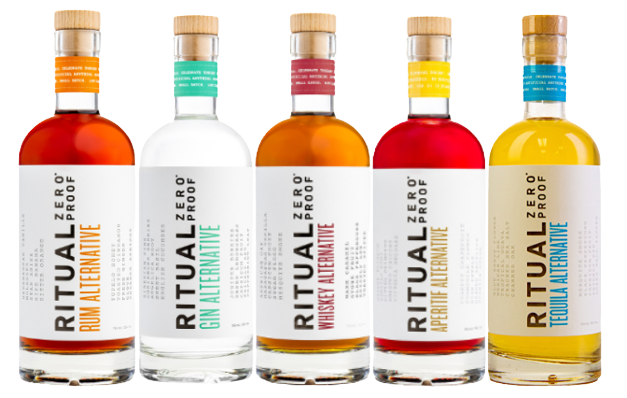 Ritual Zero Proof Non-Alcoholic Spirit Combo 750 ML (5 Bottles)