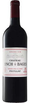 Chateau Lynch-Bages Pauillac 2014 Bordeaux red wine bottle.
