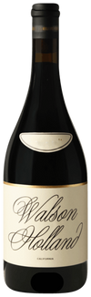 Wine bottle with 'Walson Holland' label on a white background
