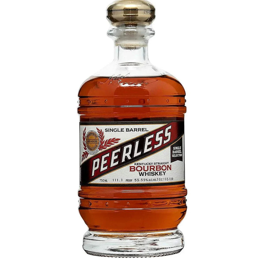 Peerless Single Barrel 750 ML Kentucky Straight Bourbon Whiskey bottle with caramel and vanilla notes