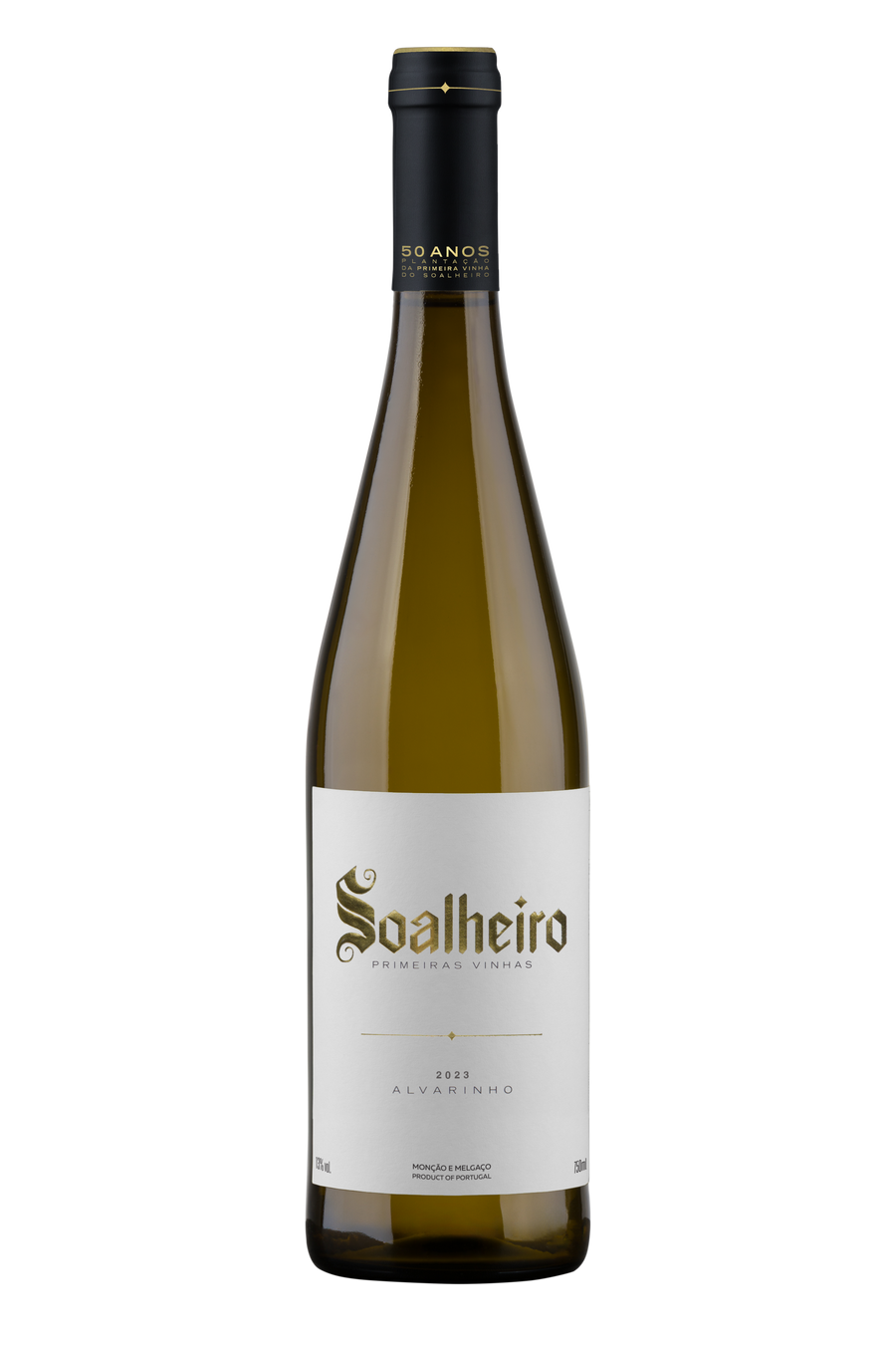 Soalheiro Primeiras Vinhas Alvarinho 2023 wine bottle showcasing elegance and quality from Portugal's Vinho Verde region.