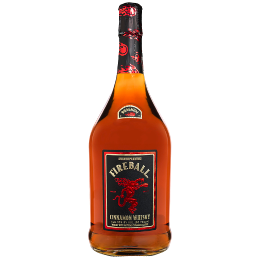 Fireball Cinnamon Dragnum Whiskey 1.75 L