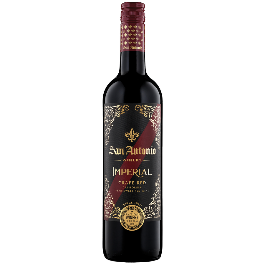 San Antonio Specialty Imperial Red Semi Sweet California Red Wine 750 ML