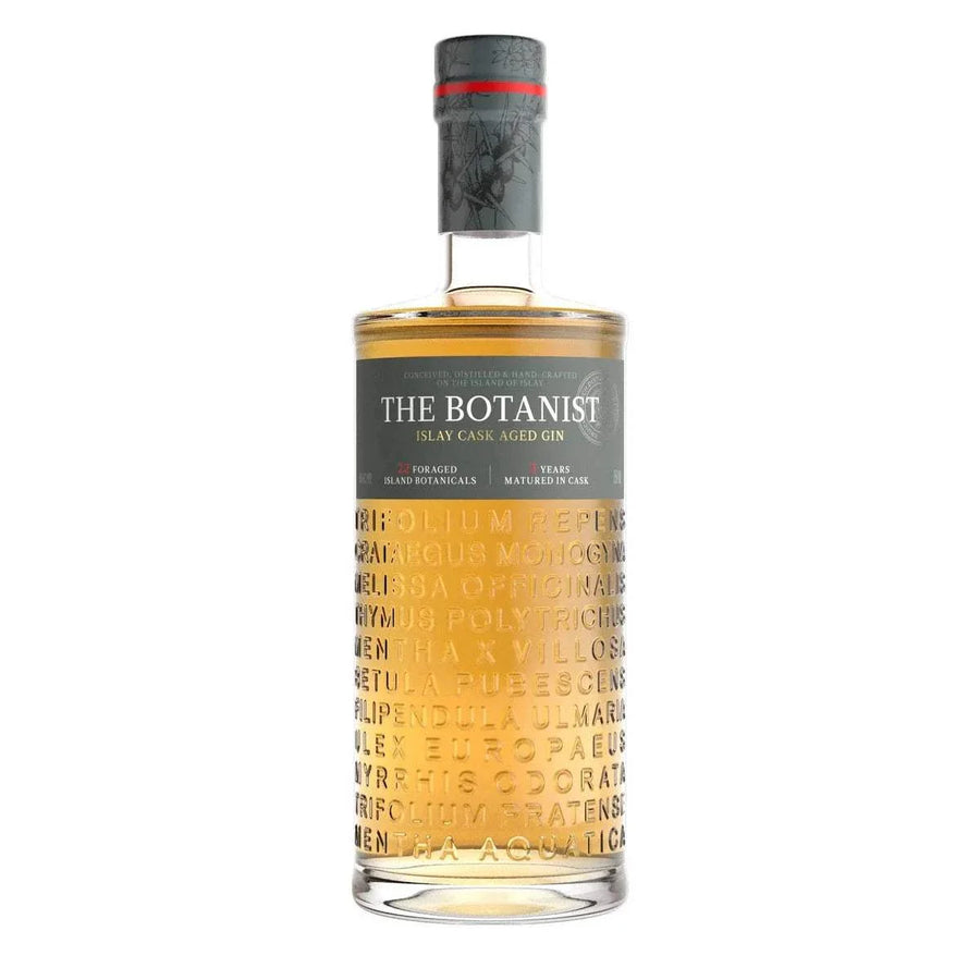 The Botanist Aged Gin 750 ML premium Scottish gin bottle with elegant botanical and oak notes
