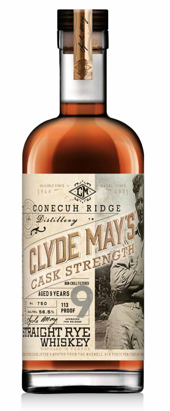 Clyde Mays Cask Strength Rye Whiskey 9 Years 750 ML