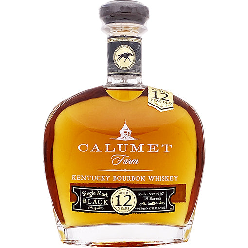 Calumet Farm 12Yr Single Rack Ky Straight Bourbon Whiskey 750 ML