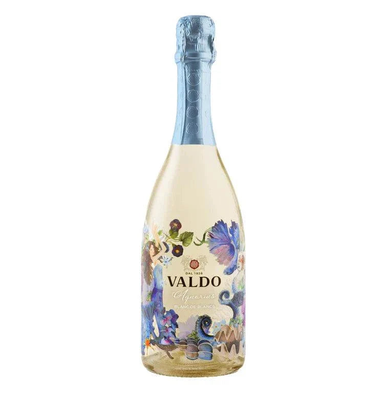 Valdo Aquarius Blanc De Blancs Italian extra dry sparkling wine bottle 750ml
