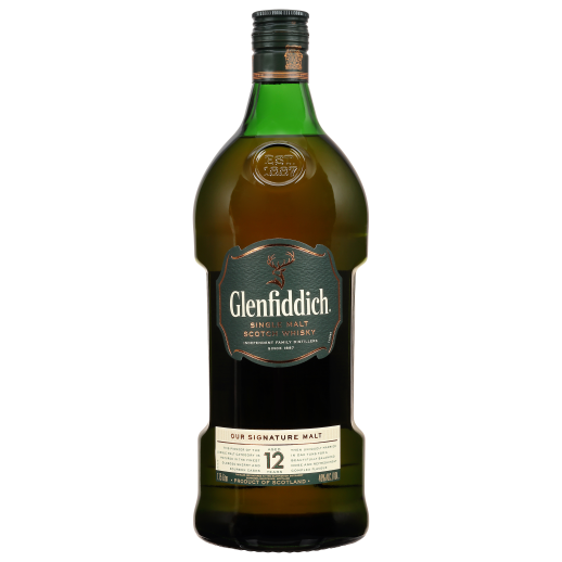 Glenfiddich 12Yr Single Malt Scotch 1.75 L