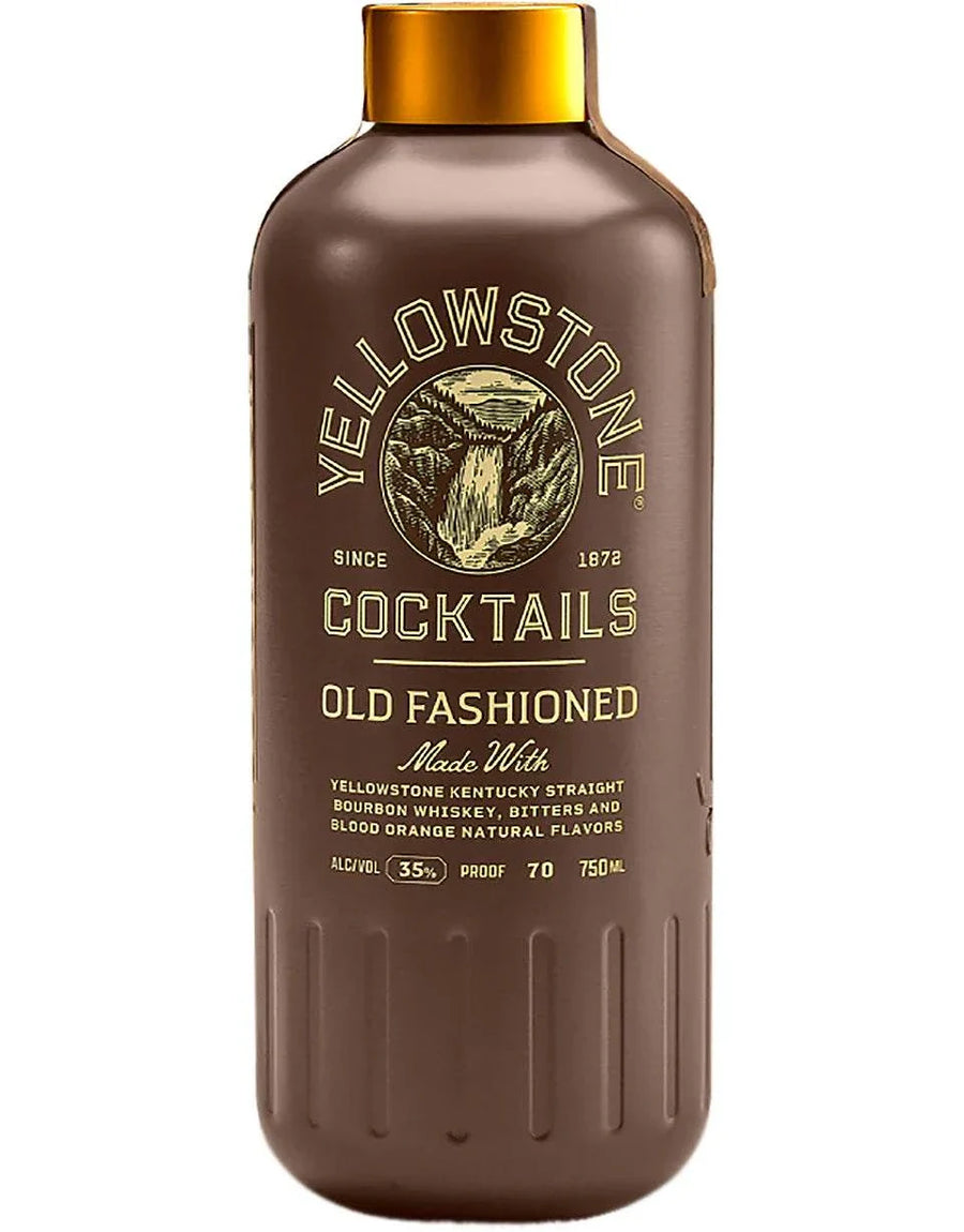 Yellowstone Old Fashioned RTD Bourbon Cocktail 750ml bottle with rich bourbon and citrus flavors