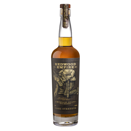 Redwood Empire Cask Strength Emerald Giant Rye Whiskey 750 ML