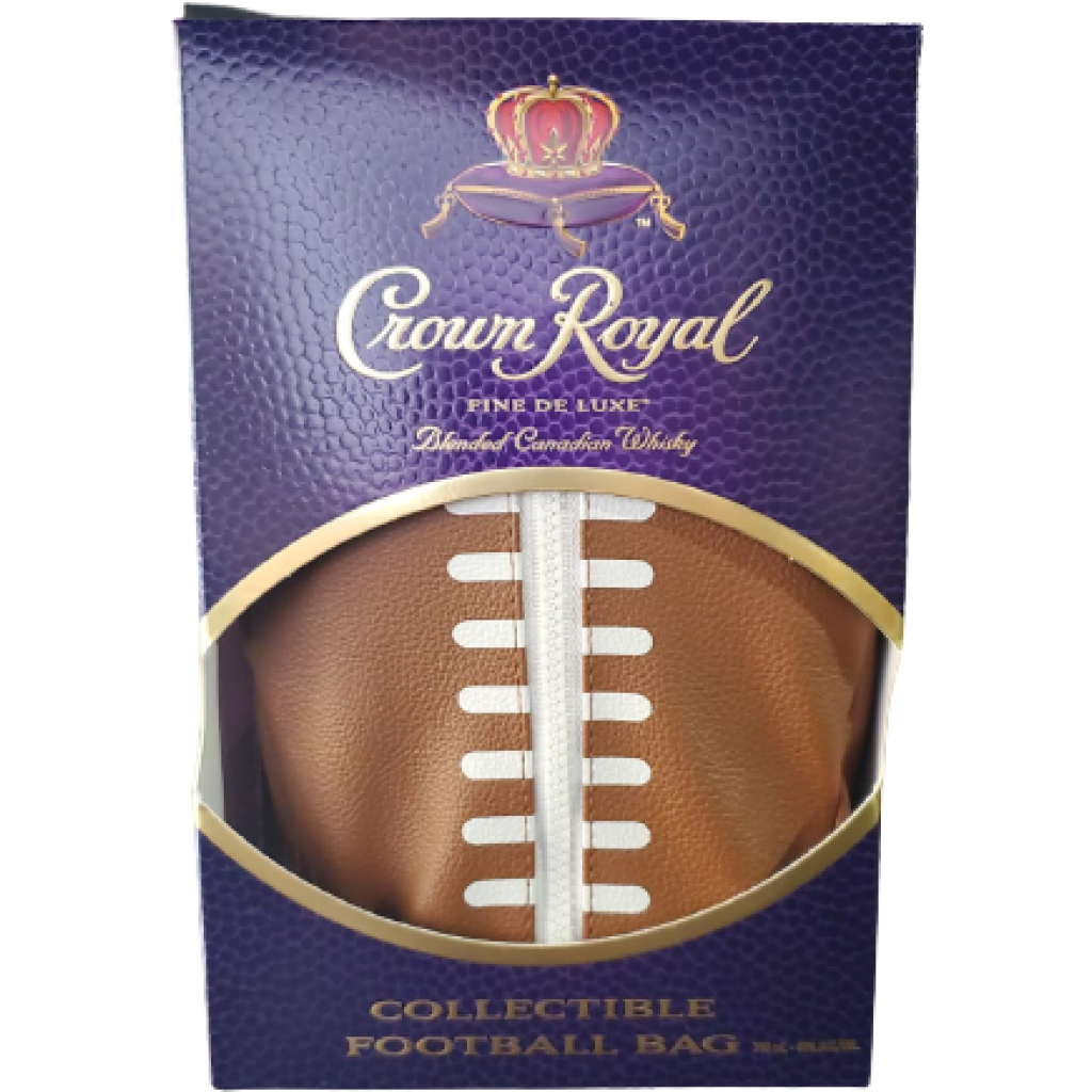 Crown Royal NFL Game Day Football Bag Special Edition 750 ML Wine