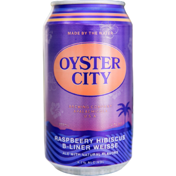 Oyster City Raspberry Hibiscus B-liner Weisse 355 ML (24 Can)