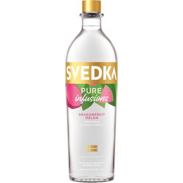 Svedka Dragonfruit Melon Flavored Vodka Pure Infusions 60 750 ML