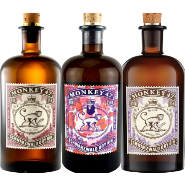 Monkey 47 Dry Gin Combo 375 ML (3 Bottles)