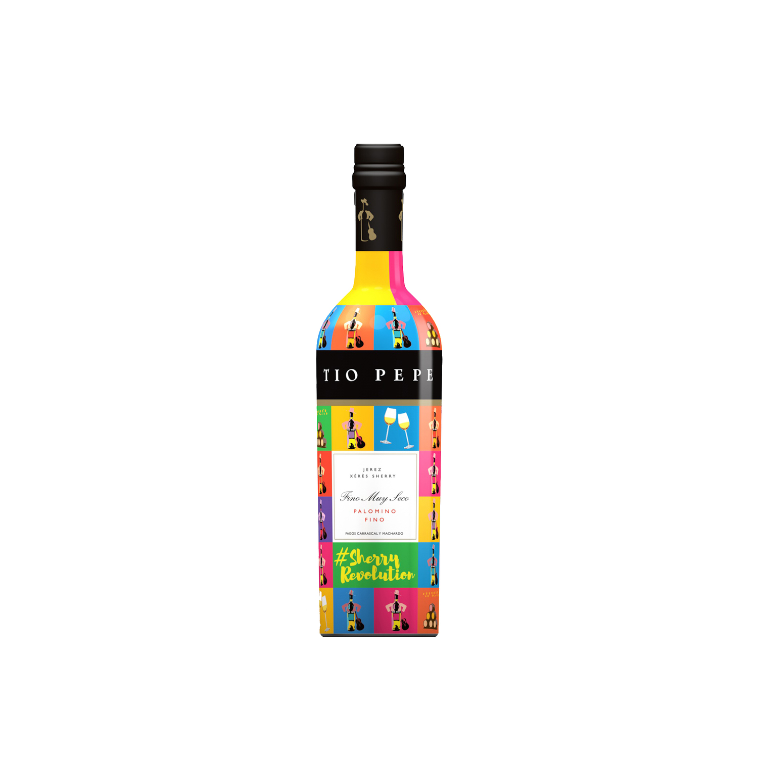 Tio Pepe Sherry Palomino Fino Muy Seco 15 Yr Andy Warhol Sleeve 750 ML |  Wine Online Delivery