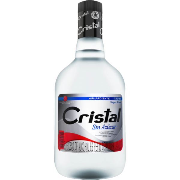 Cristal Aguardiente Sin Azucar 750mL