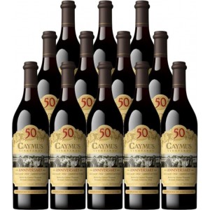 Caymus 50th Anniversary Napa Valley Cabernet Sauvignon 2022 750 ML (12 Bottles)