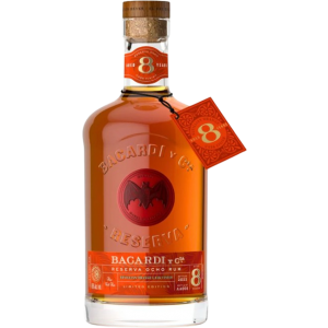 Bacardi Reserva Ocho Rum Sevillian Orange Cask Finish 8yr 90 750 ML