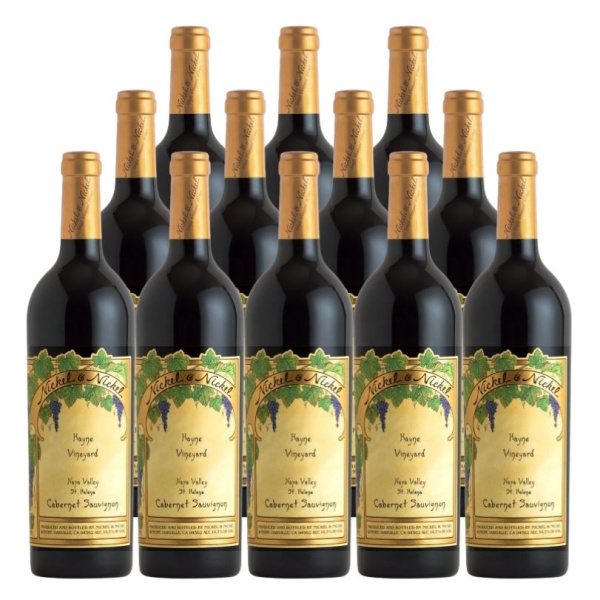 Nickel & Nickel Cabernet Sauvignon Hayne Vineyard St. Helena 2019 750 ML (12 Bottles)