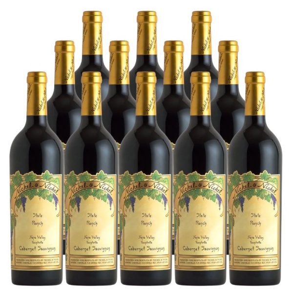 Nickel & Nickel Cabernet Sauvignon State Ranch Yountville 2021 750 ML (12 Bottles)