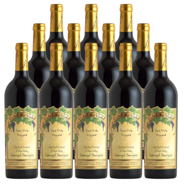 Nickel & Nickel Cabernet Sauvignon Vaca Vista Vineyard Oak Knoll District 2021 750 ML (12 Bottles)