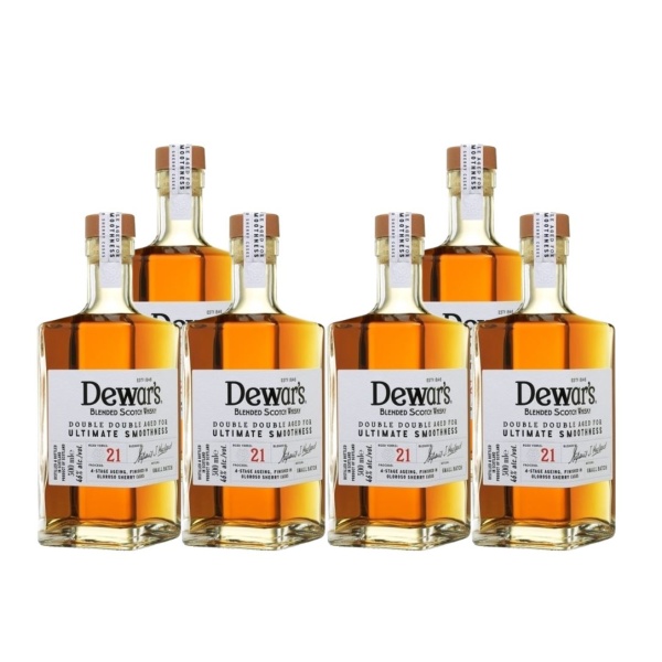 Dewar'S Blended Scotch Double Aged 21 Year 92 375 ML (6 Bottles)